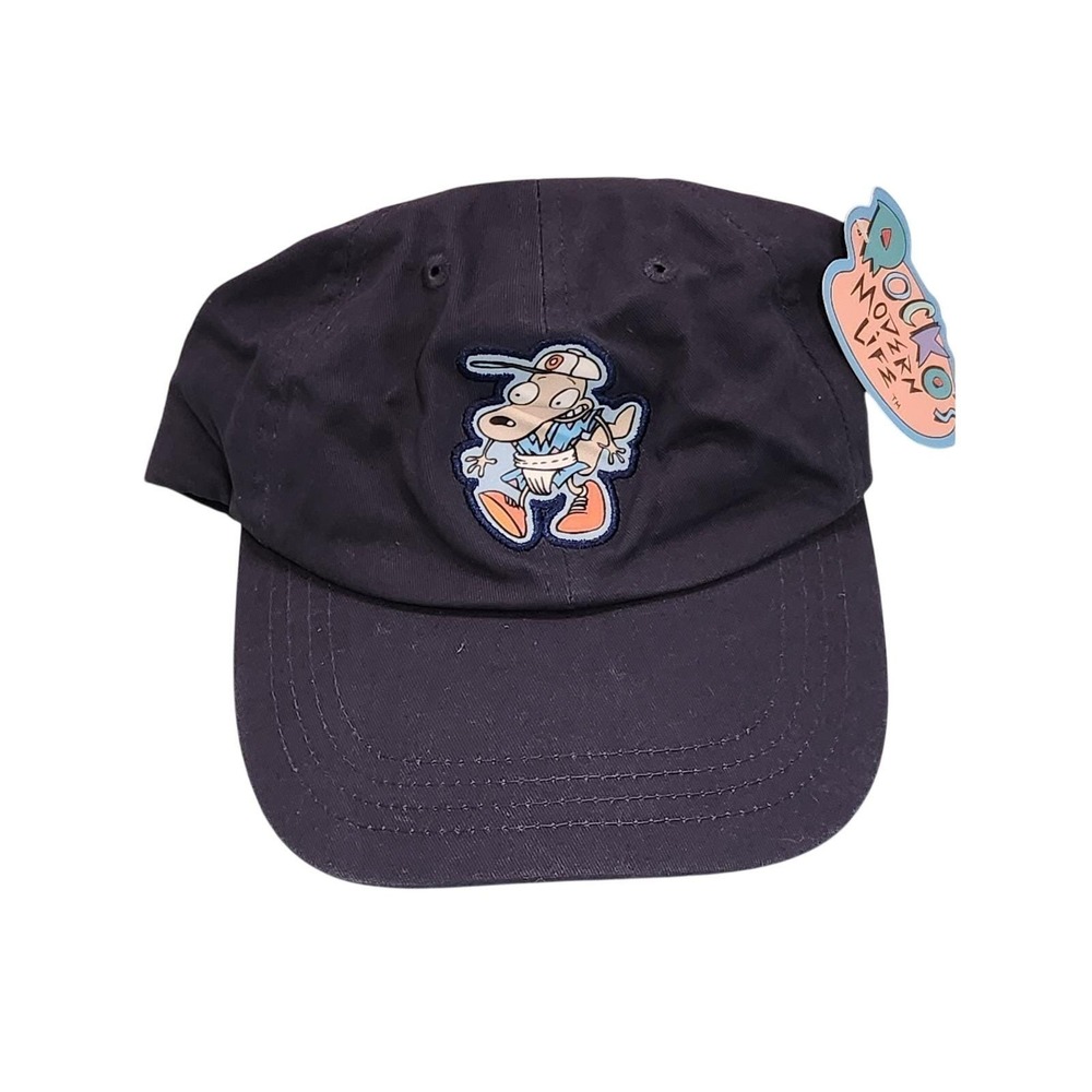 Rockos Modern Life Nick Box Exclusive Navy Blue Snapback Hat CultureFly NWT